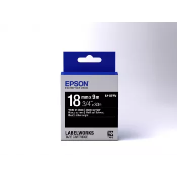 Epson Label Cartridge Vivid LK-5BWV valge/must 18 mm (9 m)