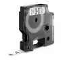 Label Tape DYMO D1 Standard Must on Valge 9mm