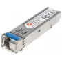 Intellinet transiiver Module Optical, Gigabit Fiber WDM Bi-Directional SFP, 1000Base-Lx (LC) Single-Mode Port, 10km, Wavelengths: receive (RX) 1550nm and transmit (TX) 1310nm, WDM (Rx1550/Tx1310), MSA Compliant, Equivalent to Cisco GLC-BX-U, Ethernet, Fiiber