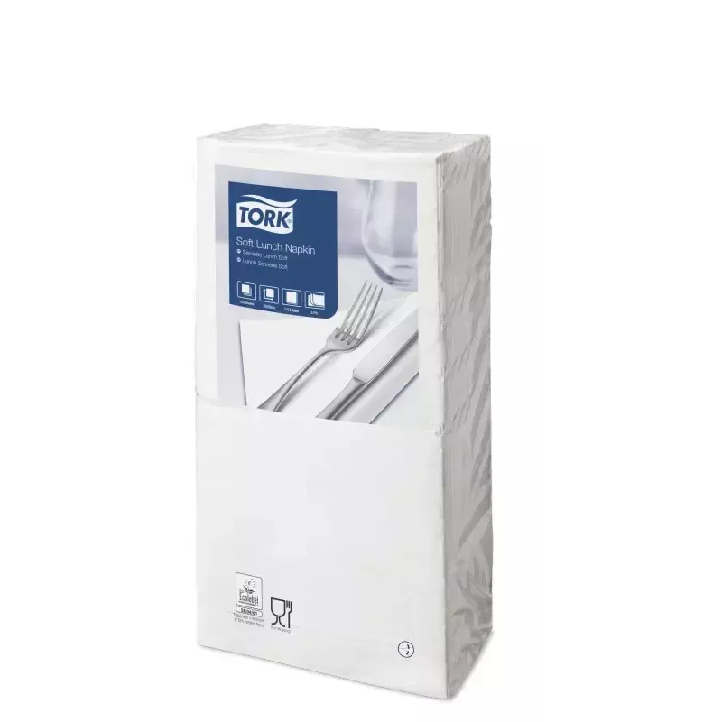 Pabersalvrätikud Tork 477414 Valge 150 tk