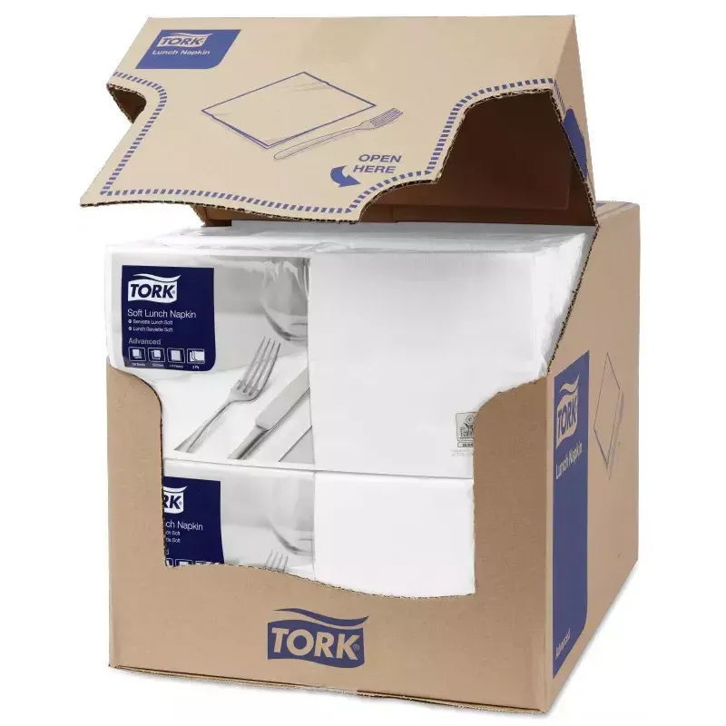 Pabersalvrätikud Tork 477414 Valge 150 tk