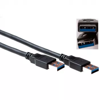 USB-kaabel ACT USB 3.0 A-pistik - USB A-pistik 2.00 m