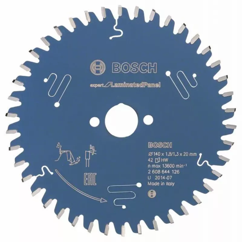 Bosch 2 608 644 126 ketassaetera 14 cm lamineeritud paneelide jaoks