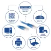 ACT sinine 1 meeter U/UTP CAT6 patch-kaabel RJ45-pistikutega