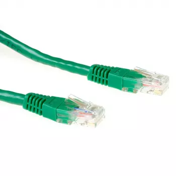 ACT roheline 1,5-meetrine U/UTP CAT6 ühenduskaabel RJ45-pistikutega