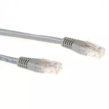 ACT hall 10-meetrine LSZH U/UTP CAT6 ühenduskaabel RJ45-pistikutega