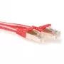 ACT punane 30 meetri pikkune LSZH SFTP CAT6A harukaabel, tõmbetõkkega, RJ45-pistikutega