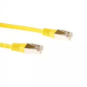 ACT kollane 1 meeter LSZH SFTP CAT6 patch-kaabel RJ45-pistikuga