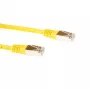 ACT kollane 20 meetri pikkune LSZH SFTP CAT6 patch-kaabel RJ45 pistikutega