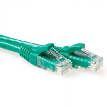 ACT roheline 0,5 m U/UTP CAT6A patch-kaabel takistuseta RJ45 pistikutega
