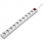 Hama 00137234 liigpingekaitse valge 10 vahelduvvoolu pistikupesa 230 V 3 m