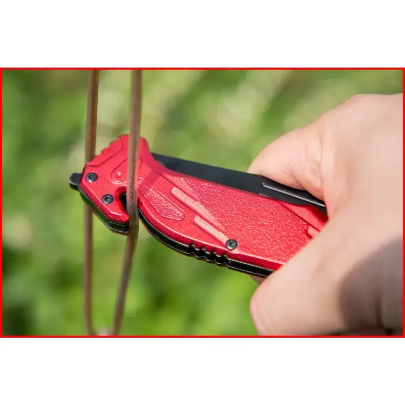 Kokkupandav nuga Matkaja/skaudi KS Tools 907.2220 Must Punane