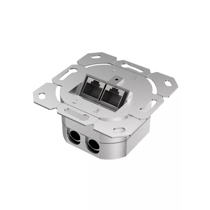 Hama 00200775 pistikupesa 2 x RJ-45 valge