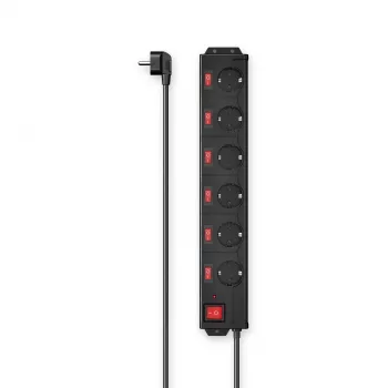 Hama 00223160 nutikas pistikupesadega pikendusjuhe 6 vahelduvvoolu pistikupesa 1,4 m 3680 W