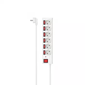 Hama 00223157 nutikas pistikupesade rida 6 vahelduvvoolu pistikupesa 1,4 m 3680 W