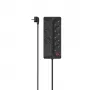 Hama 00223162 pikendusjuhe 1,5 m 8 vahelduvvoolupesa Siseruumides Must