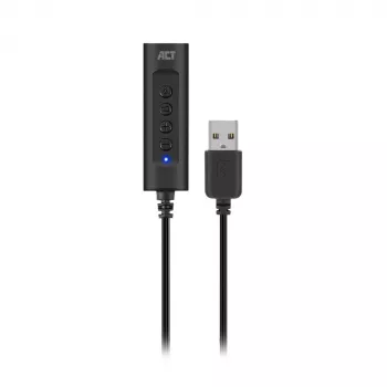 ACT AC9360 helikaart USB 3,5 mm kõrvaklappide ühenduvus 4 nuppu