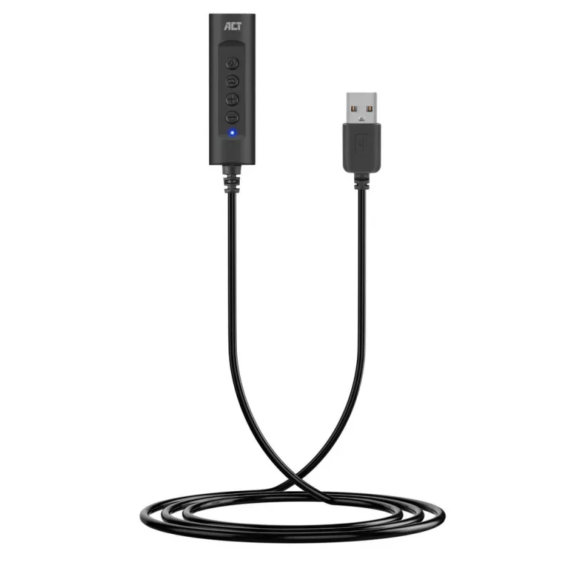 ACT AC9360 helikaart USB 3,5 mm kõrvaklappide ühenduvus 4 nuppu