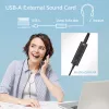 ACT AC9360 helikaart USB 3,5 mm kõrvaklappide ühenduvus 4 nuppu