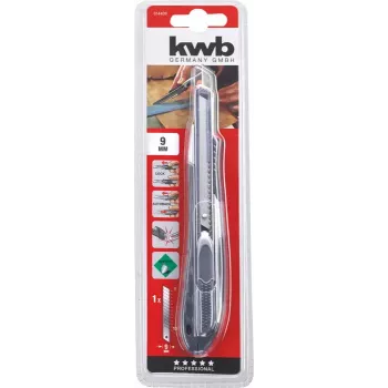 Utility nuga KWB 014409 Must eemaldatav tera 9 mm