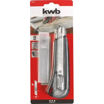 Nuga KWB 026691 Klapiga eemaldatava teraga nuga 1,8 cm tera laius