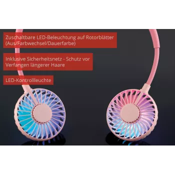 Unold Neck Fan Breezy Pink