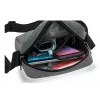 Messenger bag WEDO 59 350512 — Polyester hall unisex shoulder/handbag, zipper closure