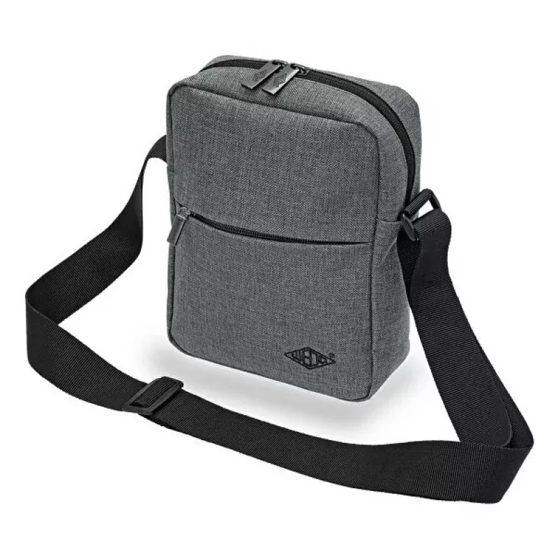 Messenger bag WEDO 59 350512 — Polyester hall unisex shoulder/handbag, zipper closure