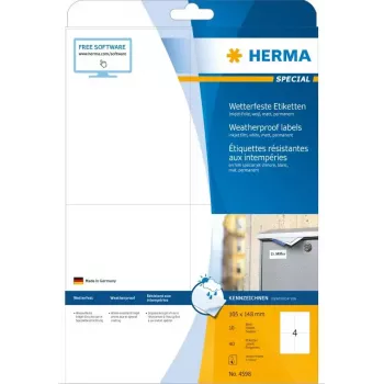 Isekleepuv silt Ristkülik HERMA 4598
