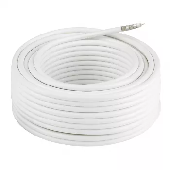 Koaksiaalkaabel HAMA Classic Line 120 dB 50 m — 75 Ω, RG6-stiilis, 50 meetrit