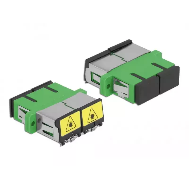 DeLOCK 86892 optilise kiu adapter, SC Duplex emane - SC Duplex emane, roheline