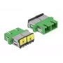 DeLOCK 86892 optilise kiu adapter, SC Duplex emane - SC Duplex emane, roheline