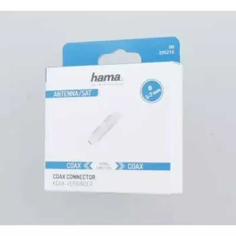 Hama 00205215 koaksiaalpistik 1 tk