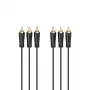 Hama 00205150 audio kaabel 1.5 m 3 x RCA Must