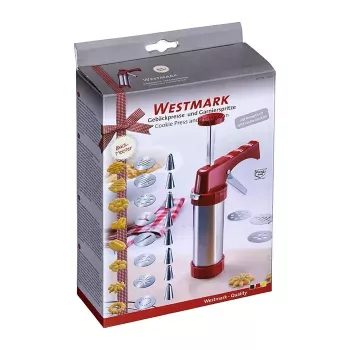 Küpsisepress Westmark 32332260 punane hõbedane plastik roostevaba teras