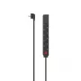 Hama 00223184 toitepikendus 1,4 m 5 vahelduvvoolupesa Siseruumides Must