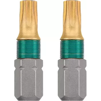 Kruvikeeramisotsak KWB 124215 2 tk Torx T15 25 mm kuuskantkinnitus
