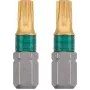 Kruvikeeramisotsak KWB 124215 2 tk Torx T15 25 mm kuuskantkinnitus