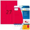 Isekleepuv printerisilt HERMA Neonsildid A4 63,5x29,6 mm helendavpunane 540 tk