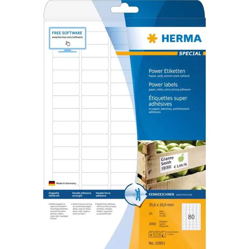 Isekleepuv printerisilt HERMA 10901