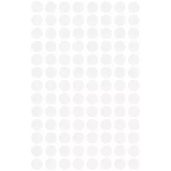Labels Avery Zweckform Värvikodeerimise täpid valged, ümmargused püsiliimiga, 8 mm, 416 tk