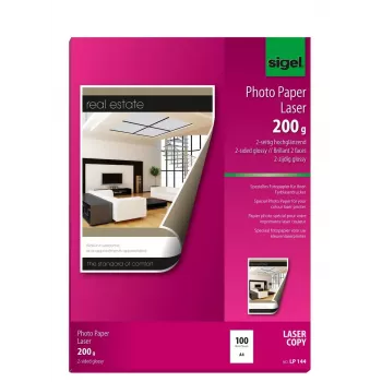 Photo Paper Gloss Sigel LP144 A4 200g/m²