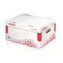 Esselte arhiivikonteiner Speedbox FSC® A4, Punane, Valge, A4, 290 g, 252 x 355 x 193 mm