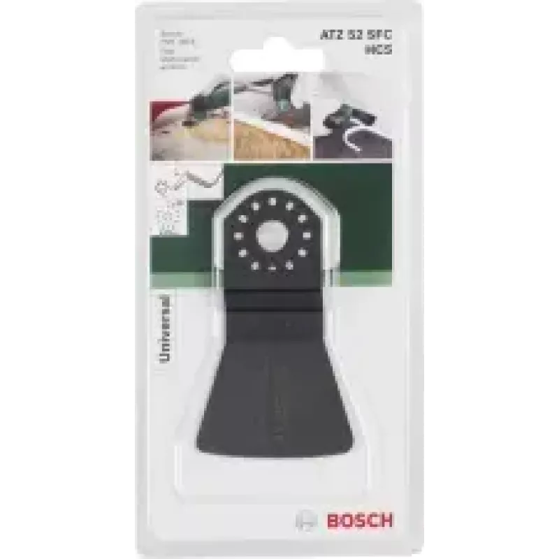 Kaabits Bosch HCS ATZ 52 SFC — kaabitsleht pahtli ja pehmete vuugimaterjalide eemaldamiseks, 45 mm pikkus, 52 mm laius, 1 tk