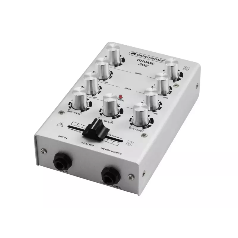 Helimikser Omnitronic 10006881 2 kanalit 20 - 20000 Hz Hõbedane