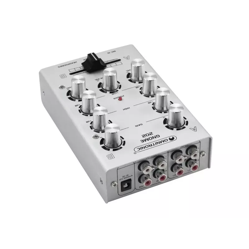 Helimikser Omnitronic 10006881 2 kanalit 20 - 20000 Hz Hõbedane