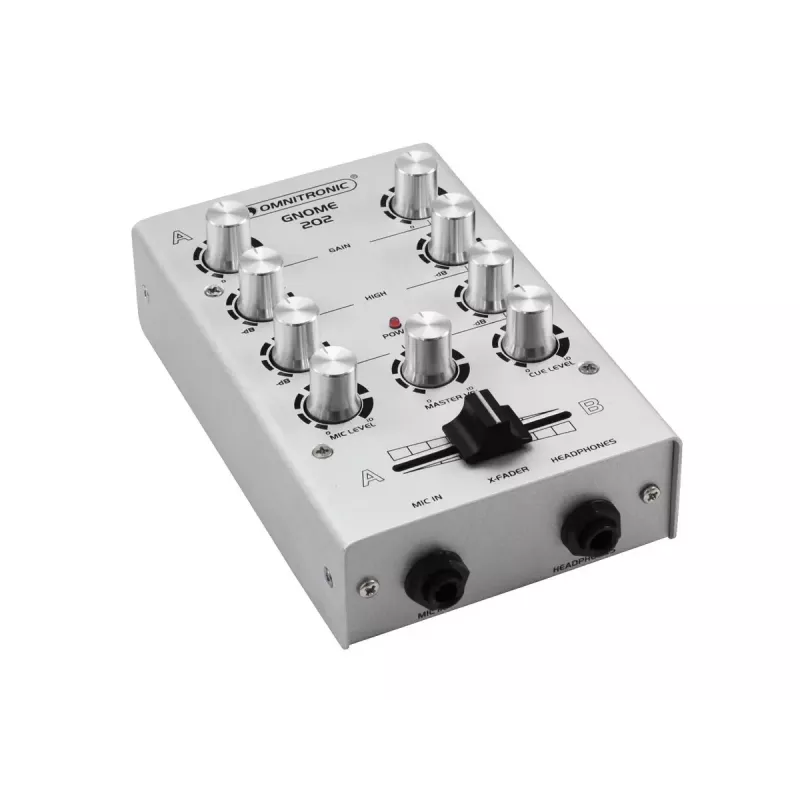 Helimikser Omnitronic 10006881 2 kanalit 20 - 20000 Hz Hõbedane