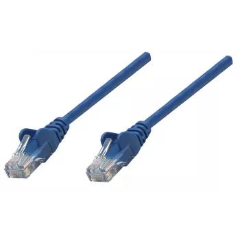 Intellinet võrguparanduskaabel, Cat6A, 0,25 m, sinine, vask, S/FTP, LSOH/LSZH, PVC, RJ45, kullatud kontaktid, takerdumisvastane, kaitsemuhviga, eluaegne garantii