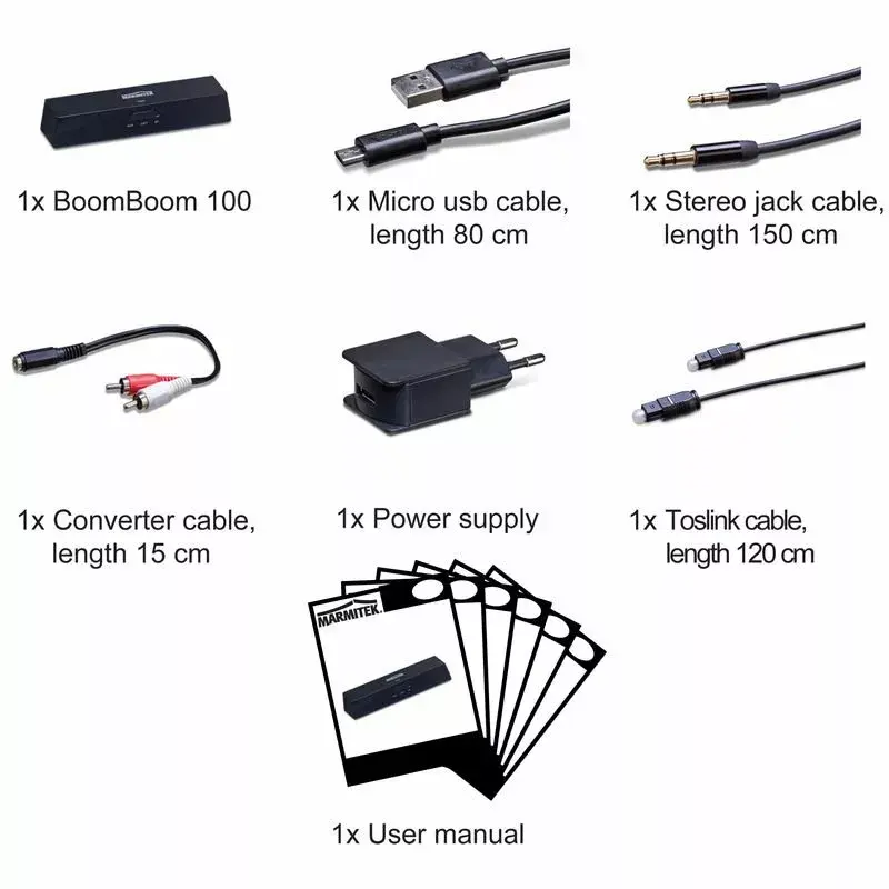 Marmitek BoomBoom 100 kõlarid, 100 W