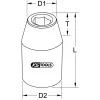 Padrunipesa KS Tools 911.1253 1/2-tollise ajamiga 1 pea 50 g